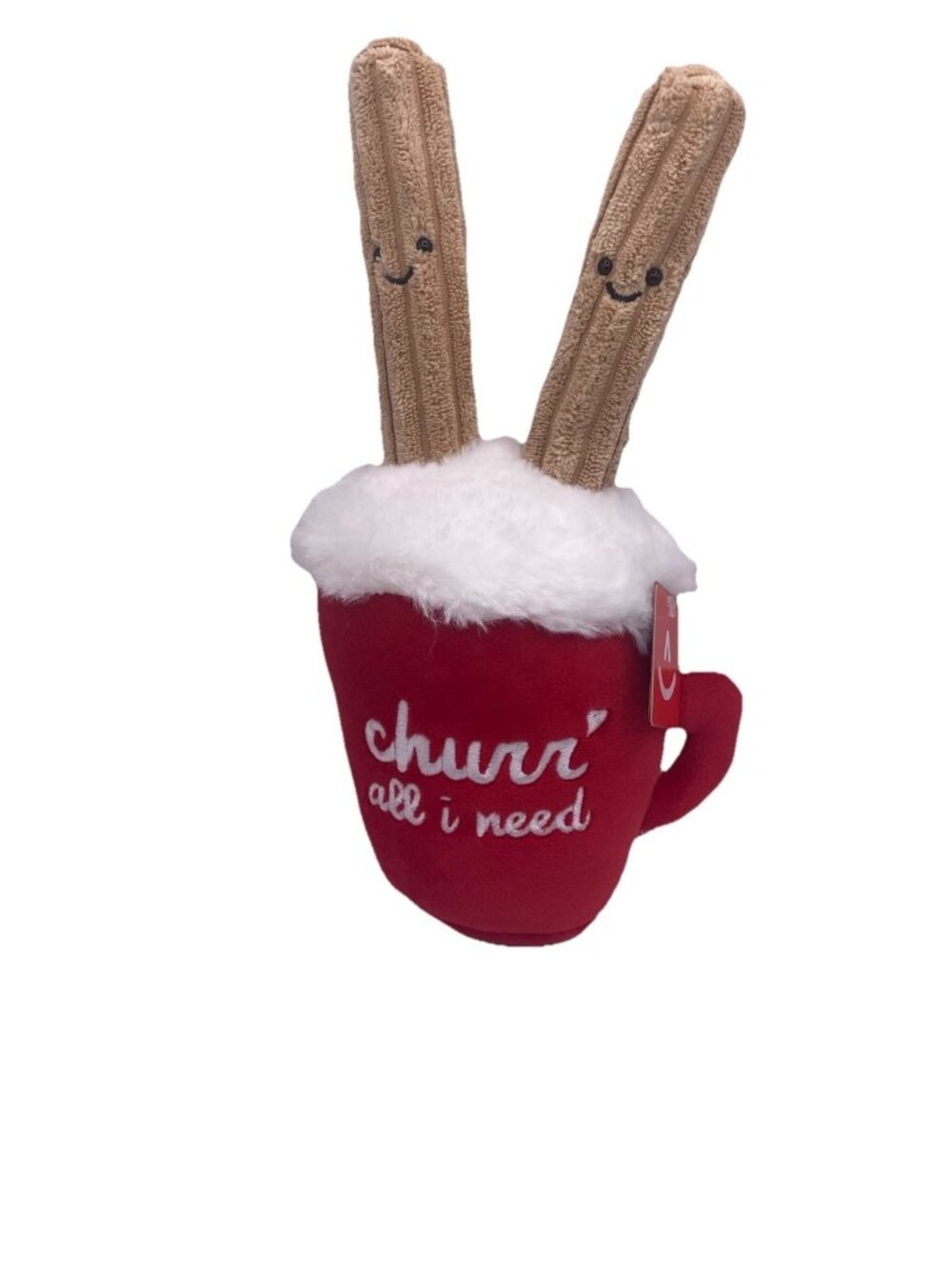 Red Mug Churr All I Need JUST SAYING Aurora Plush NWT Beanbag Churro